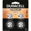 Duracell Lithium DL2016/CR2016 3 V Button Cell Battery , 4PK DL2016B4PK